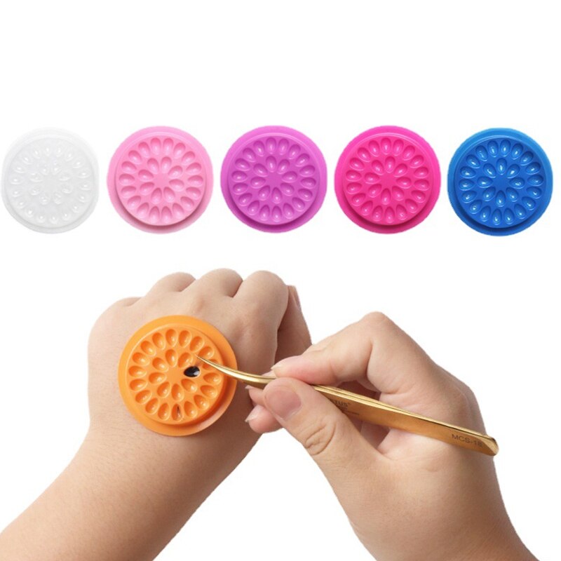 Eyelash Extension Repair - 100pcs Eyelash Glue Holder Eyelashes Extension