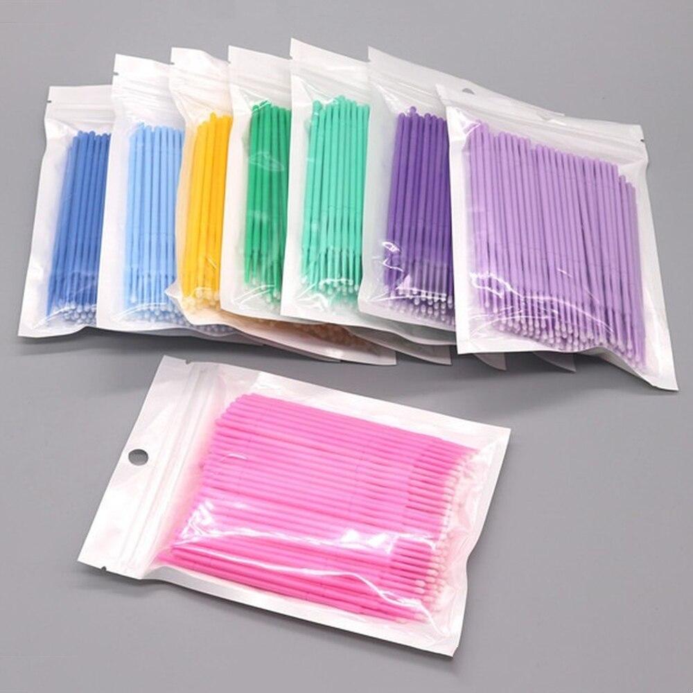 100pcs/lot Micro Brushes Make  - Eyelash Extension Repair review and price