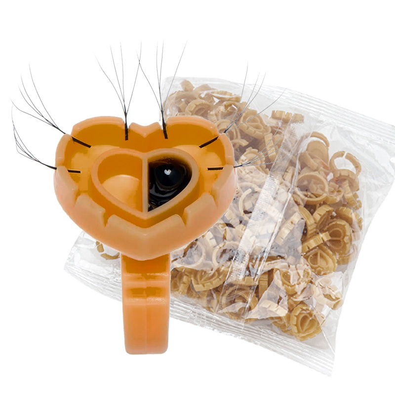 500PCS Glue Rings for Lash Ext - Eyelash Extension Volume review and price