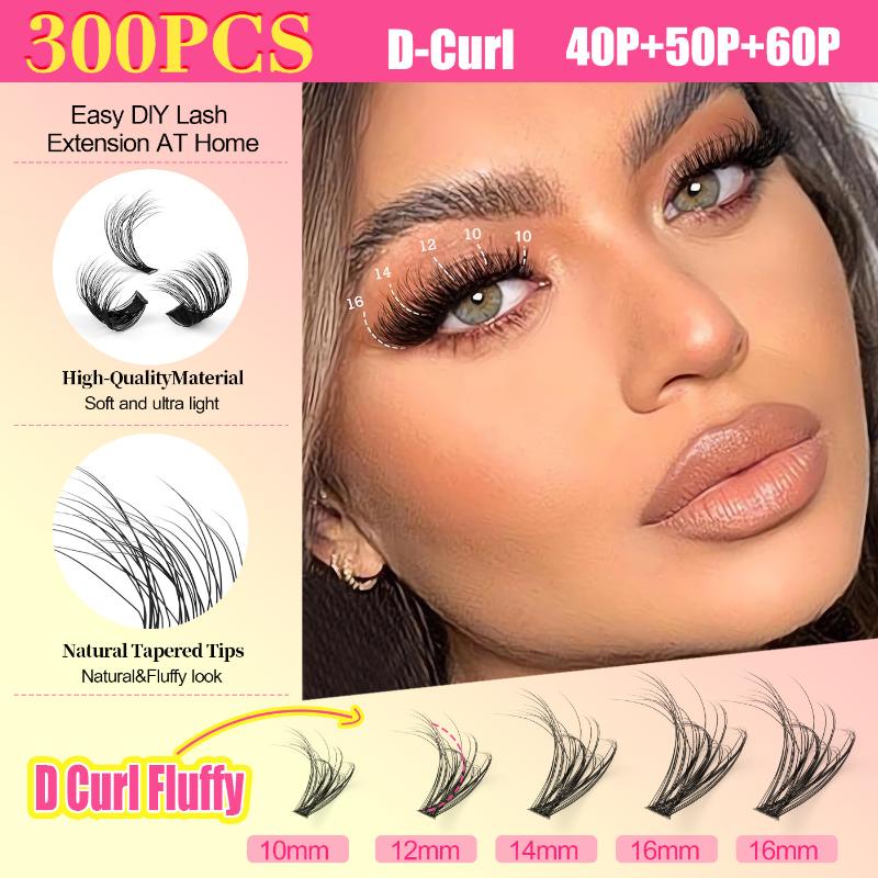 Cluster Lashes Kit Individual  - Eyelash Extension Volume review and price